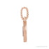 Sapphire Row Natural Diamond Pavé Evil Eye Pendant - 14K Rose Gold (view 2)