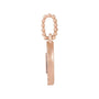 Sapphire Row Natural Diamond Pavé Evil Eye Pendant - 14K Rose Gold (view 2)