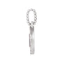 Sapphire Row Natural Diamond Pavé Evil Eye Pendant - 14K White Gold (view 2)