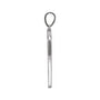 Sapphire Row Natural Diamond Tennis Racquet Pendant - 14K White Gold (view 2)
