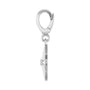 Sapphire Row Natural Diamond Star Pendant - Platinum (view 3)