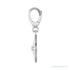 Sapphire Row Lab-Grown Diamond Star Pendant - 14K White Gold (view 3)