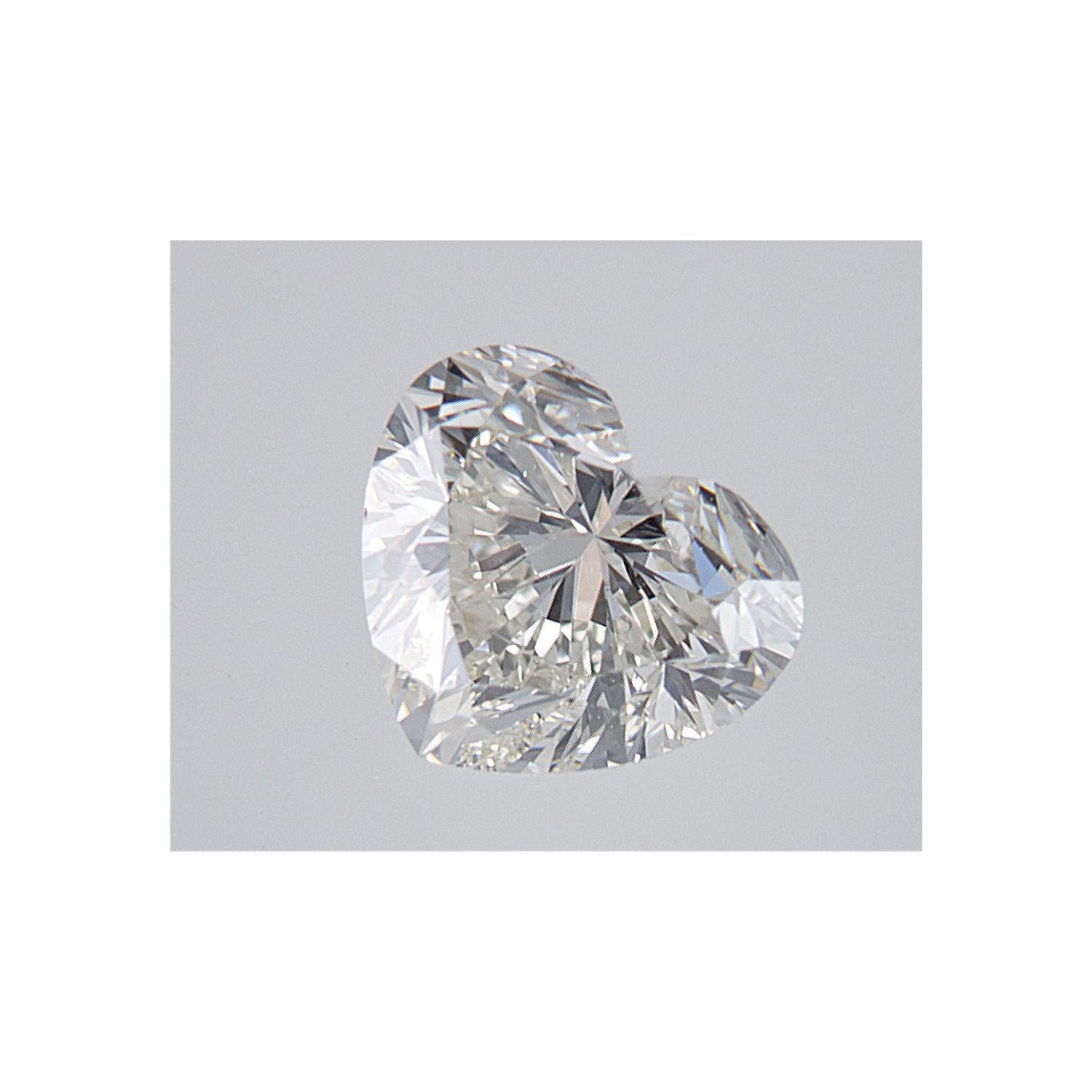 1.60 ct Heart Natural Diamond – I SI1 – Faceted Cut – EGL USA Certified — Sapphire Row