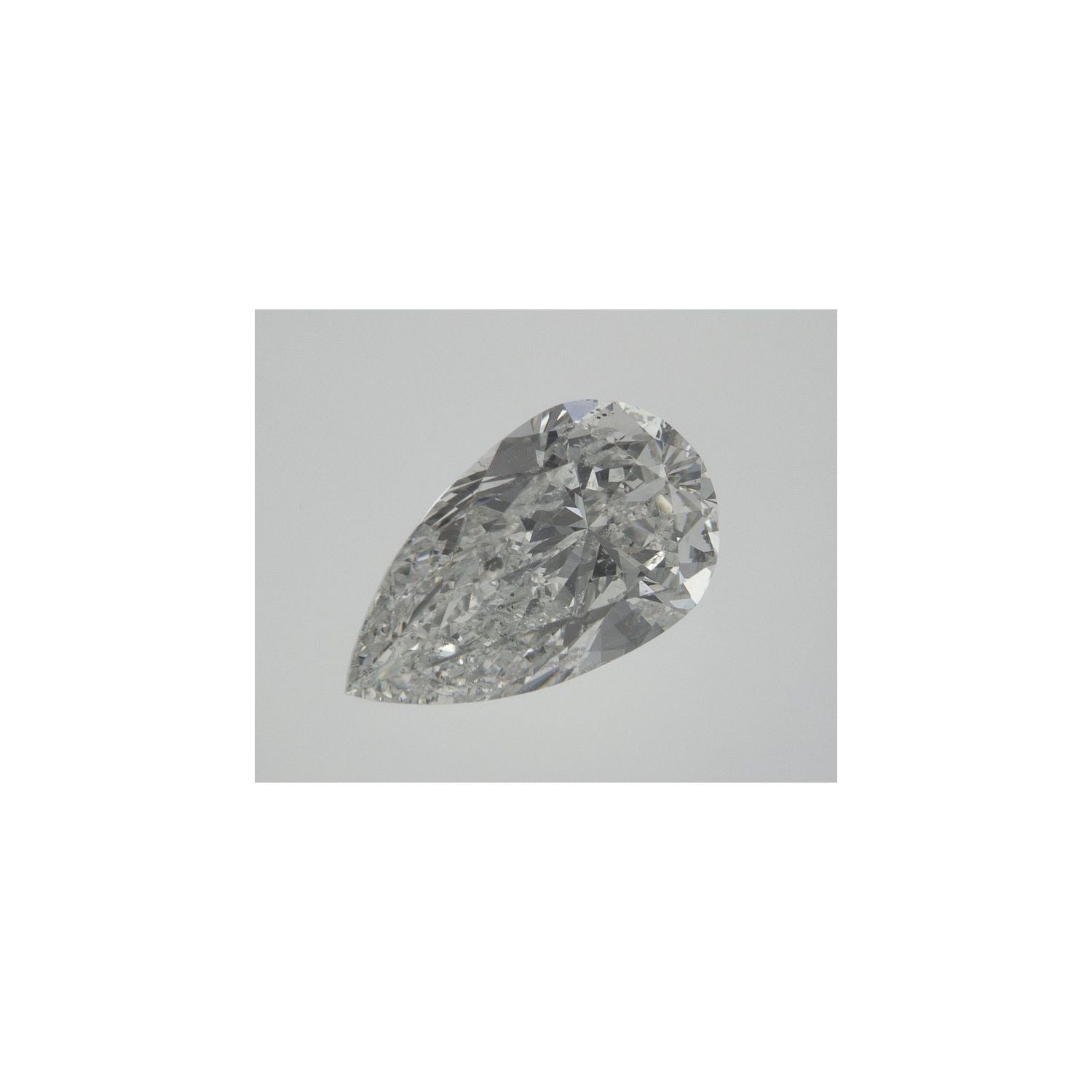1.50 ct Pear Natural Diamond – F SI2 – Faceted Cut – EGL USA Certified — Sapphire Row