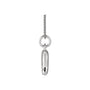 Sapphire Row Bubble Letter Necklace - Q, 14K White Gold (view 2)