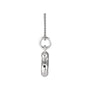 Sapphire Row Bubble Letter Necklace - S, 14K White Gold (view 2)