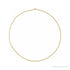 Sapphire Row Gold Diamond-Cut Cable Chain Necklace - 20"
