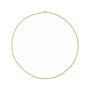 Sapphire Row Gold Diamond-Cut Cable Chain Necklace - 20"