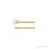 Sapphire Row Gold Diamond-Cut Cable Chain Necklace - 20" (view 2)