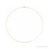 Sapphire Row Gold Serpent Chain Necklace - 