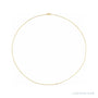 Sapphire Row Gold Serpent Chain Necklace - 