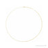 Sapphire Row Mini Rolo Chain Necklace - 14K Yellow Gold