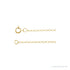 Sapphire Row Mini Rolo Chain Necklace - 14K Yellow Gold (view 2)