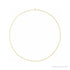 Sapphire Row Rolo Chain Necklace - 14K Yellow Gold