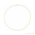 Sapphire Row Gold Franco Chain Necklace - 
