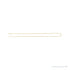 Sapphire Row Gold Satellite Bar Chain Necklace -  (view 3)