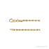 Sapphire Row Diamond-Cut Rope Chain Necklace - 14K Yellow Gold
