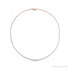 Sapphire Row Lab-Grown Diamond Large Graduated Tennis Necklace - 14K Rose Gold
