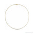 Sapphire Row Lab-Grown Diamond Large Graduated Tennis Necklace - 14K Yellow Gold