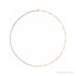 Sapphire Row Lab-Grown Diamond Half-Tennis Chain Link Necklace - 14K Rose Gold