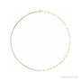Sapphire Row Lab-Grown Diamond Half-Tennis Chain Link Necklace - 14K Yellow Gold