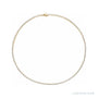 Sapphire Row Lab-Grown Diamond Emerald-Cut Tennis Necklace - 14K Yellow Gold