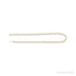 Sapphire Row Cultured Pearl & Gold Bead Necklace - 14K Yellow Gold (view 2)