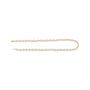 Sapphire Row Cultured Pearl & Gold Bead Necklace - 14K Yellow Gold (view 2)