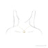 Sapphire Row Natural Diamond Crescent Moon Necklace - 14K Rose Gold (view 3)