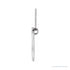 Sapphire Row Lab-Grown Diamond Crescent Moon Necklace - 14K White Gold (view 2)