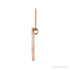 Sapphire Row Lab-Grown Diamond Crescent Moon Necklace - 14K Rose Gold (view 2)