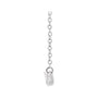 Sapphire Row Lab-Grown Diamond Pavé Bar Necklace - 14K White Gold (view 2)