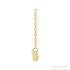 Sapphire Row Lab-Grown Diamond Pavé Bar Necklace - 14K Yellow Gold (view 2)