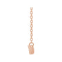 Sapphire Row Lab-Grown Diamond Pavé Bar Necklace - 14K Rose Gold (view 2)