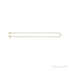 Sapphire Row Natural Diamond Graduated Tennis Necklace - 14K Yellow Gold (view 2)