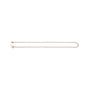Sapphire Row Lab-Grown Diamond Graduated Tennis Necklace - 14K Rose Gold (view 2)