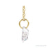 Sapphire Row Lab-Grown Diamond Initial Necklace - B, 14K Yellow Gold (view 2)