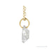 Sapphire Row Lab-Grown Diamond Initial Necklace - D, 14K Yellow Gold (view 2)