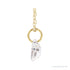 Sapphire Row Lab-Grown Diamond Initial Necklace - G, 14K Yellow Gold (view 2)
