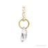 Sapphire Row Lab-Grown Diamond Initial Necklace - O, 14K Yellow Gold (view 2)
