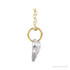 Sapphire Row Lab-Grown Diamond Initial Necklace - P, 14K Yellow Gold (view 2)