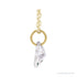 Sapphire Row Lab-Grown Diamond Initial Necklace - W, 14K Yellow Gold (view 2)