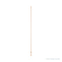 Sapphire Row Natural Gemstone 3-Station Necklace - 14K Rose Gold, Citrine (view 3)