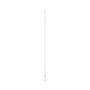 Sapphire Row Natural Gemstone 3-Station Necklace - 10K White Gold, Blue Zircon (view 3)