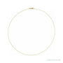 Sapphire Row Diamond-Cut Bead Chain Bracelet - 14K Yellow Gold