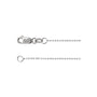 Sapphire Row Diamond-Cut Bead Chain Bracelet - 14K White Gold (view 2)