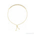 Sapphire Row Lab-Grown Diamond Bar Bolo Bracelet - 14K Yellow Gold