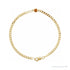 Sapphire Row Natural Bezel-Set Gemstone Curb Bracelet - Citrine