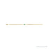 Sapphire Row Natural Bezel-Set Gemstone Curb Bracelet - Emerald (view 2)