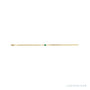 Sapphire Row Natural Bezel-Set Gemstone Curb Bracelet - Emerald (view 2)